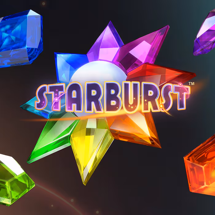 Starburst Spielautomat mit kosmischen Edelsteinen und expandierenden Wilds für stellare Gewinne